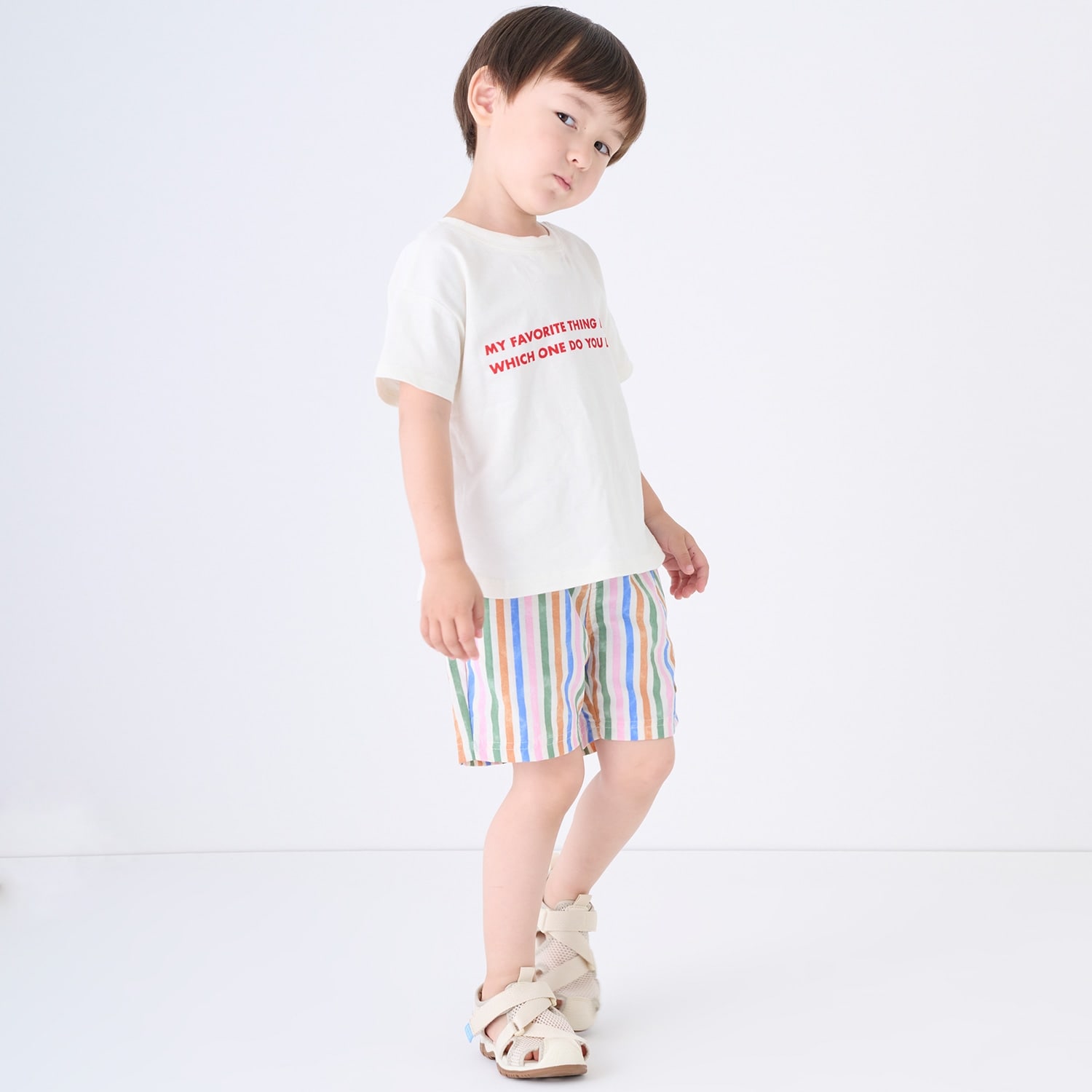 【水陸両用】ナイロンハーフパンツ4分丈