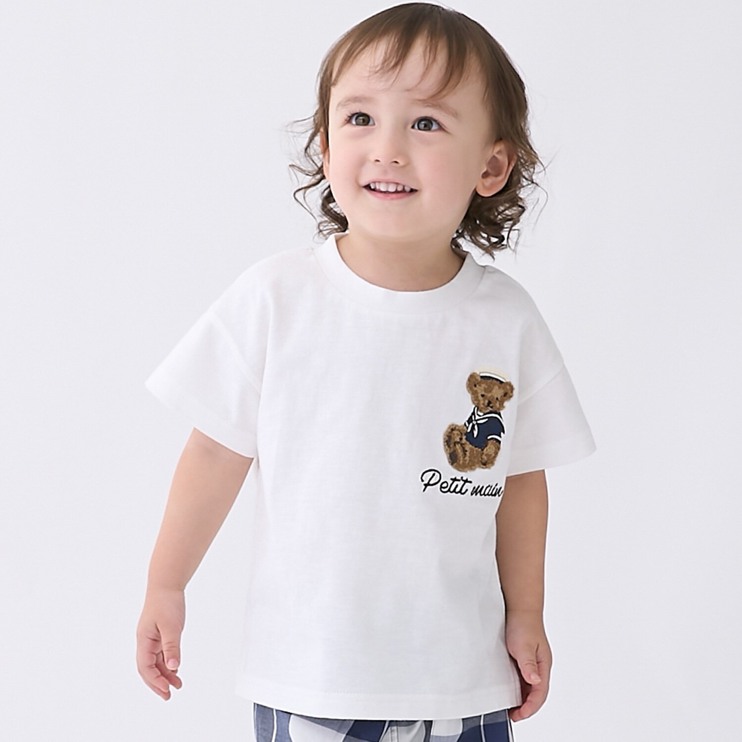 くまマリン半袖Tシャツ