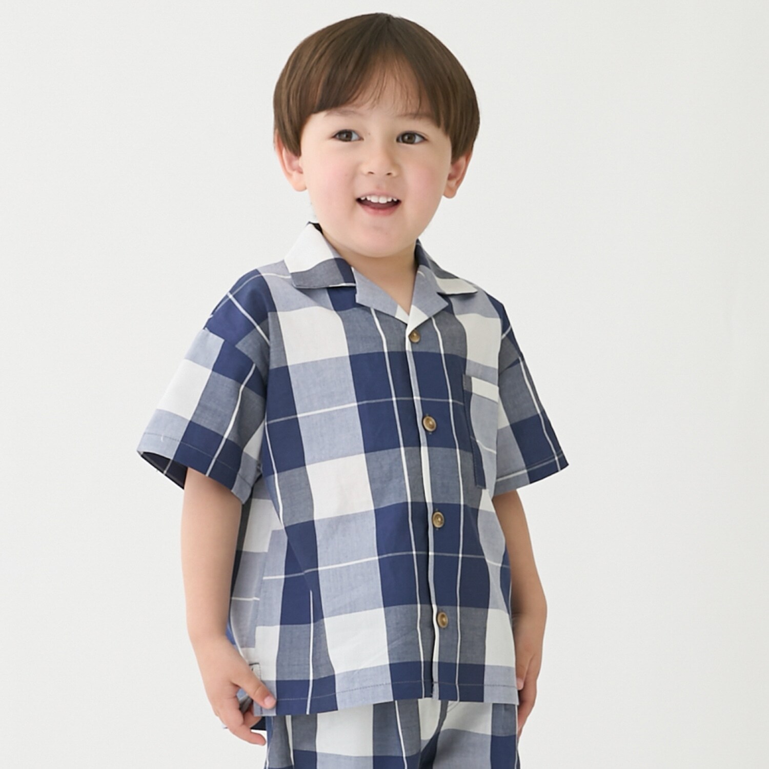 【リンク】アソート柄開衿半袖シャツ