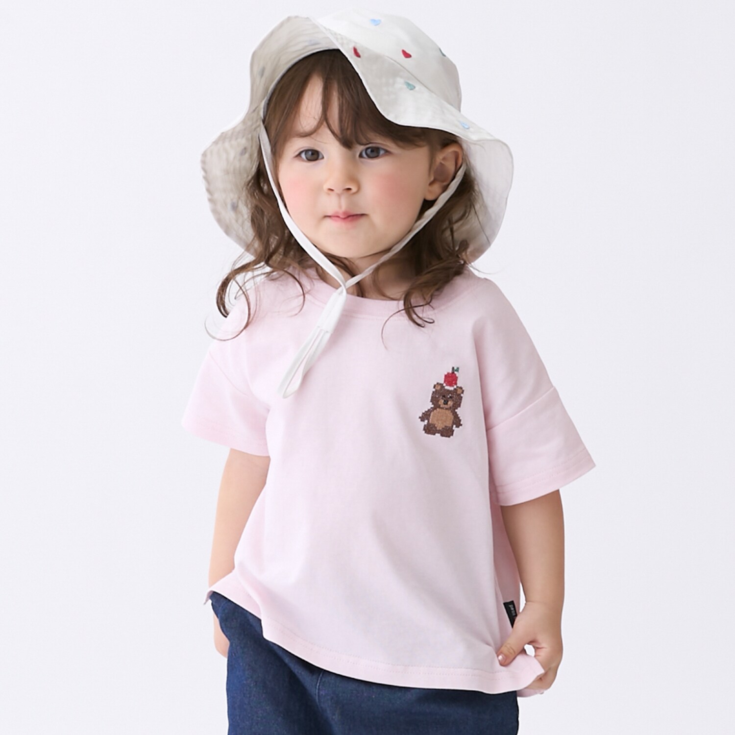 【食品防汚】刺しゅう半袖Tシャツ