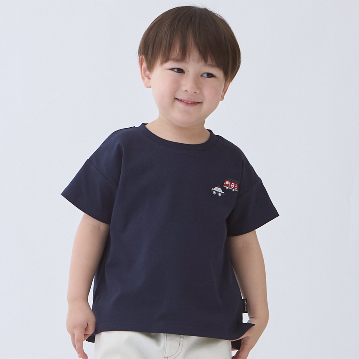 【食品防汚】刺しゅう半袖Tシャツ