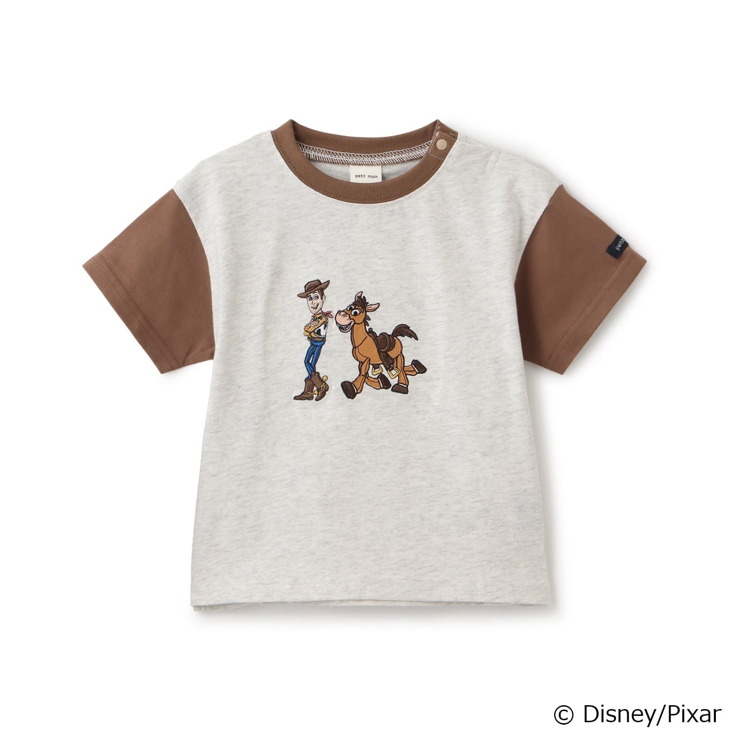 【Pixer】TOY STORY / アップリケ半袖Tシャツ