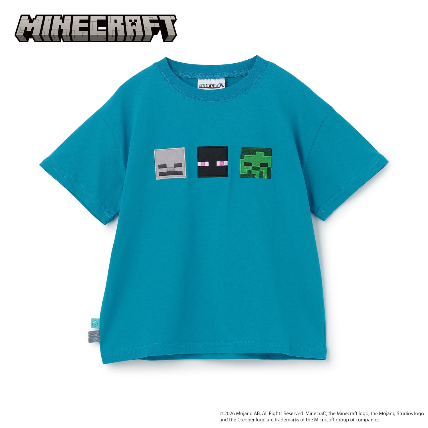 【MINECRAFT】アップリケ半袖Tシャツ