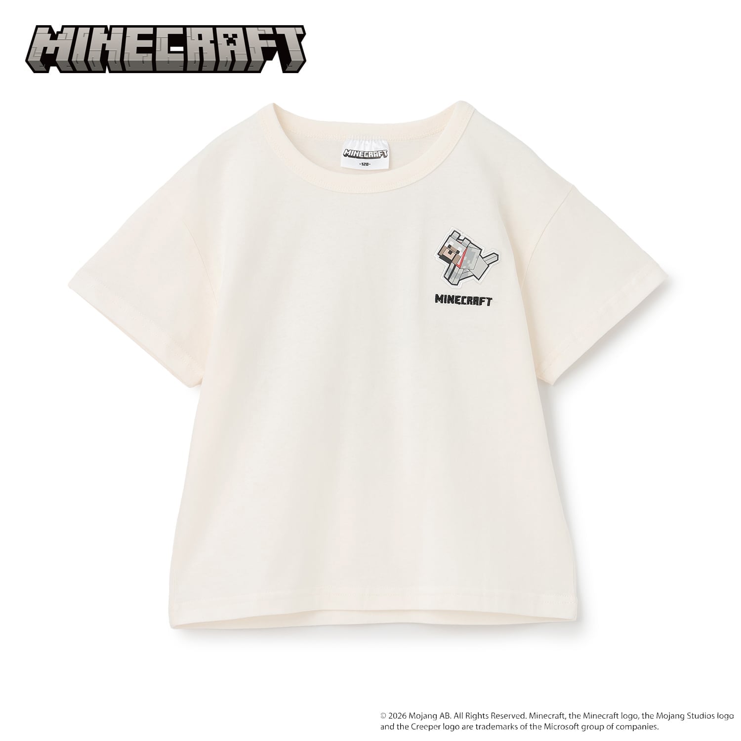 【MINECRAFT】刺しゅう半袖Tシャツ