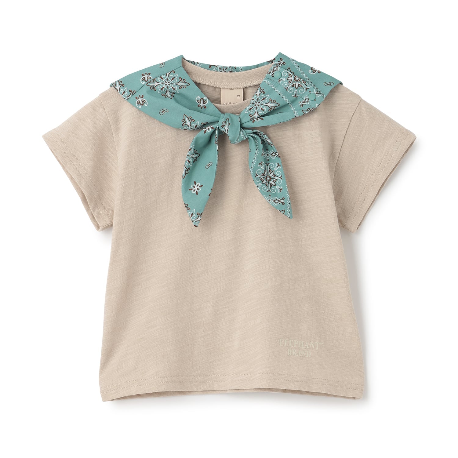 【ELEPHANT】セーラー衿取り外し半袖Tシャツ