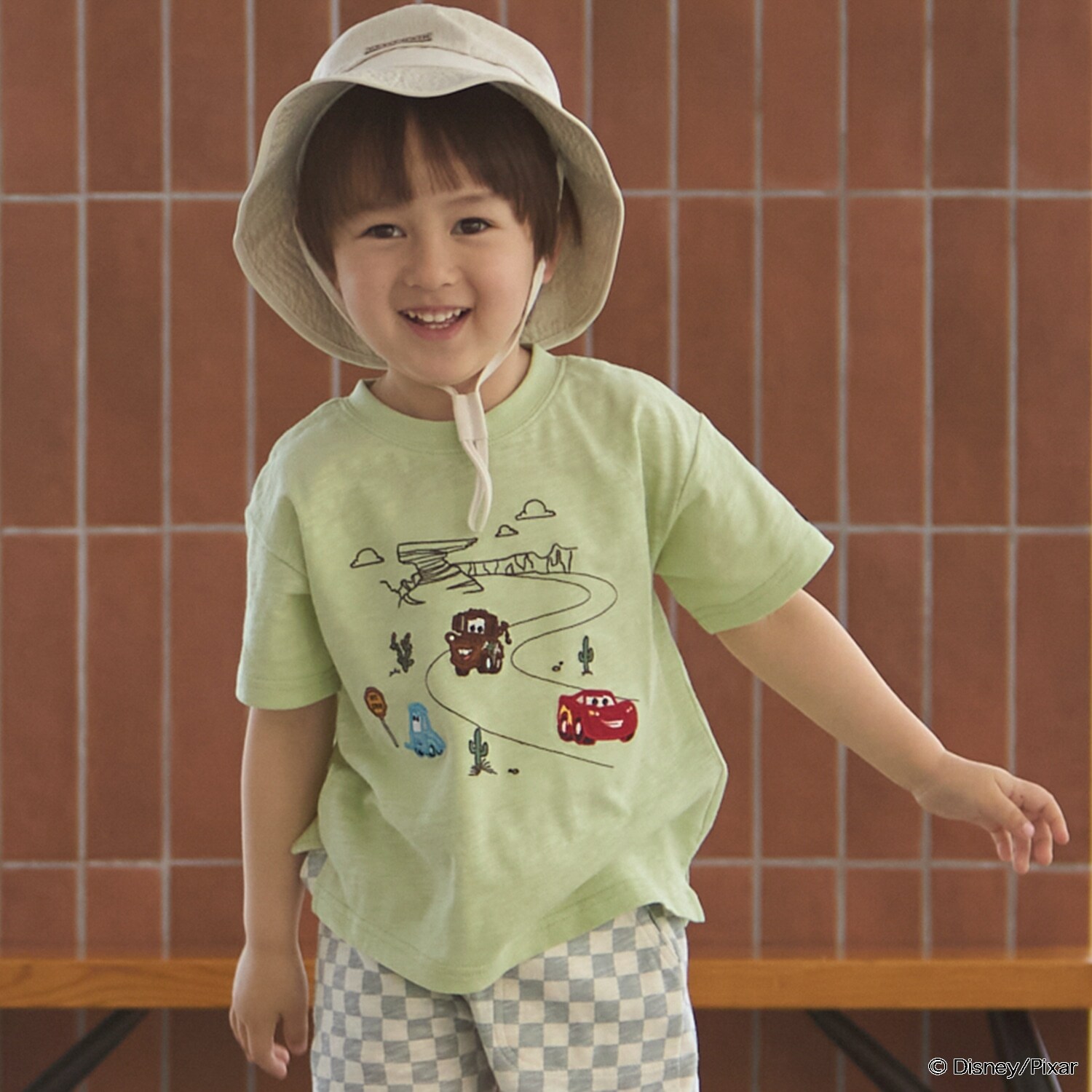 【Disney/Pixar】【接触冷感】カーズ / アップリケTシャツ