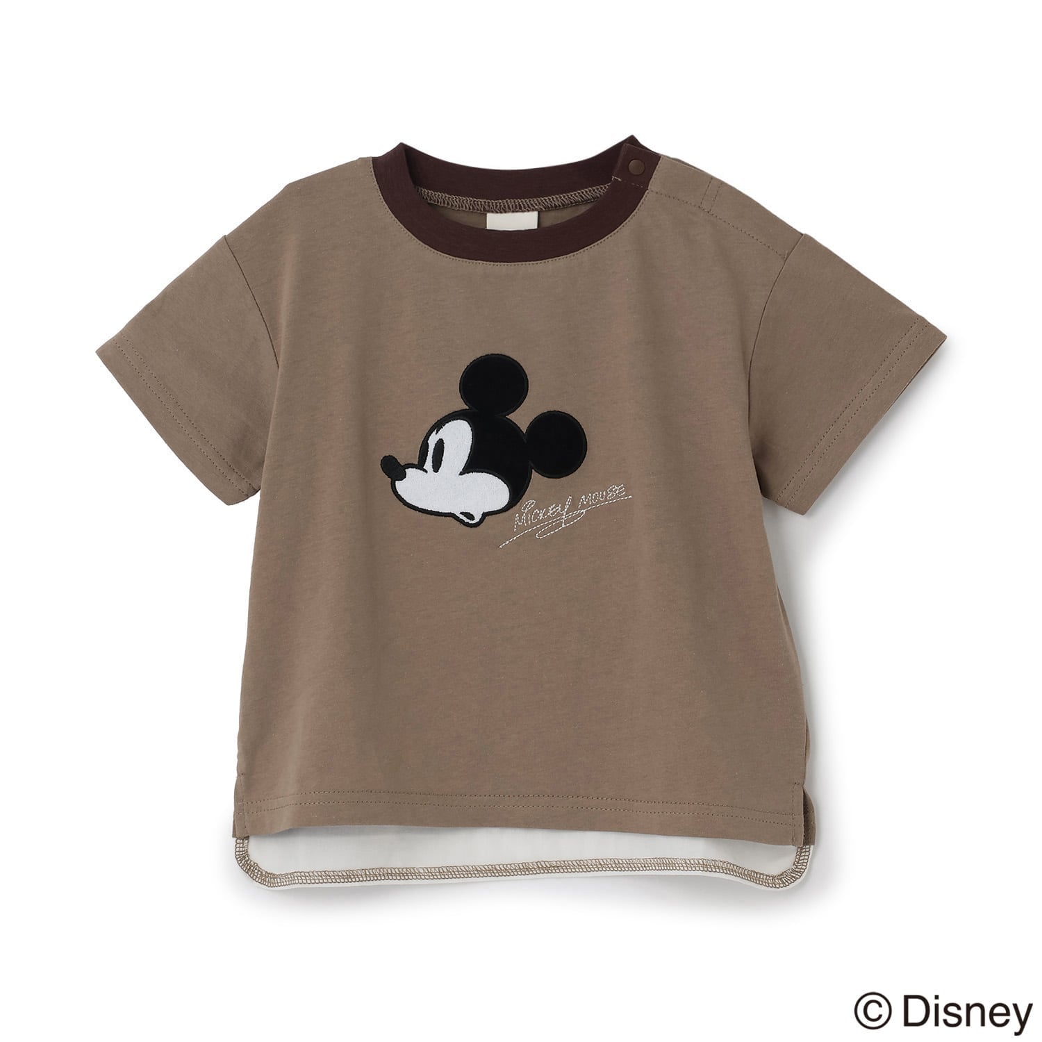 【Disney】アソートアップリケ半袖Tシャツ