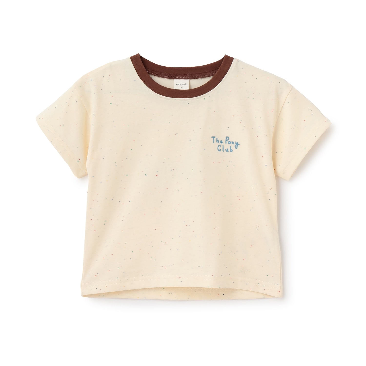 【接触冷感】ネップグラフィック半袖Tシャツ