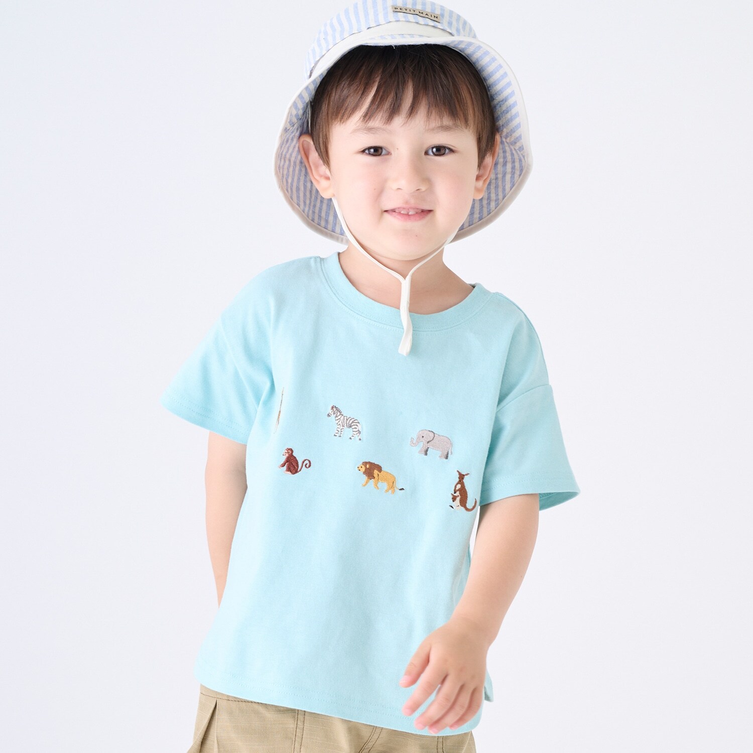 【接触冷感】前後で着れる2WAY半袖Tシャツ