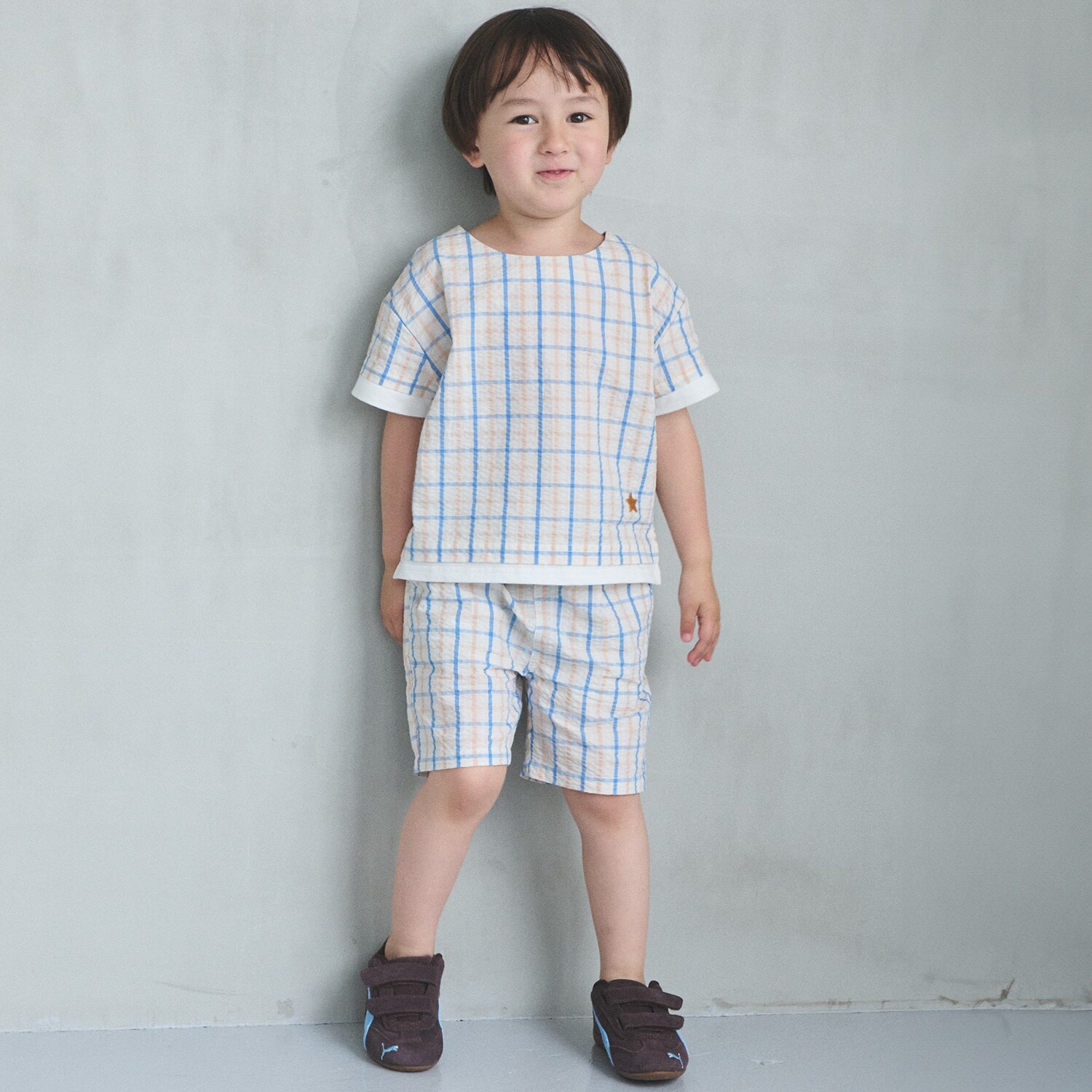 【藤本美貴コラボ】BOYSチェックセットアップ