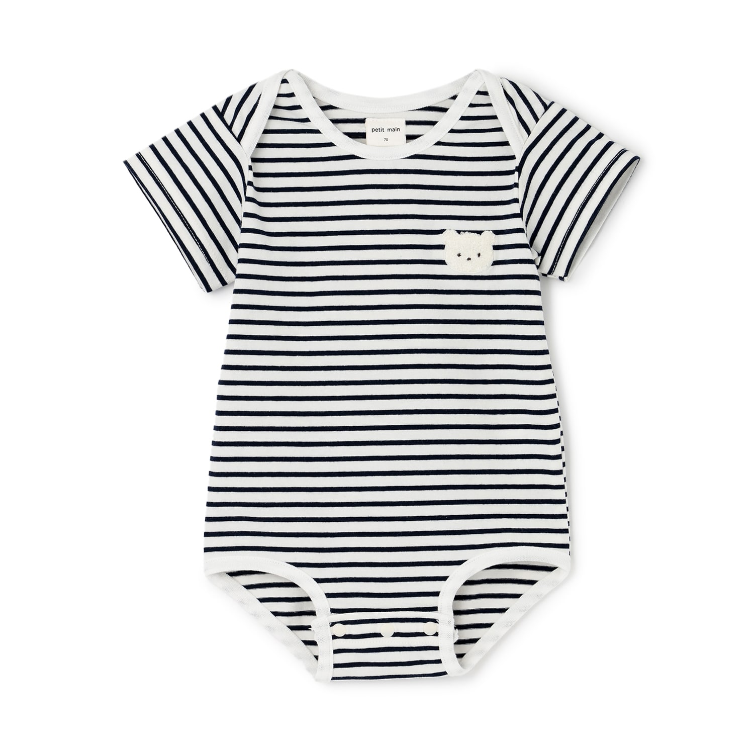 半袖ロンパース