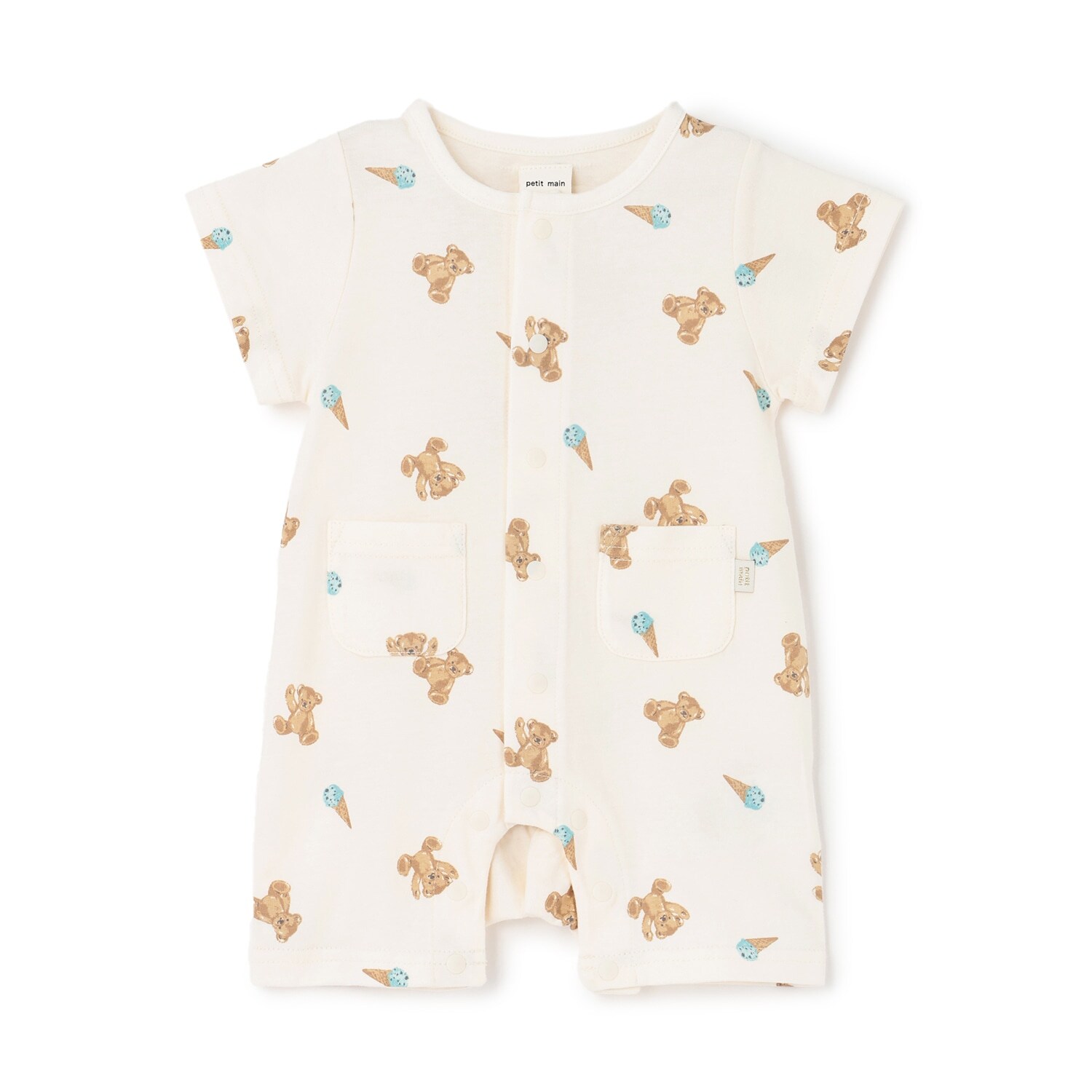 半袖カバーオール