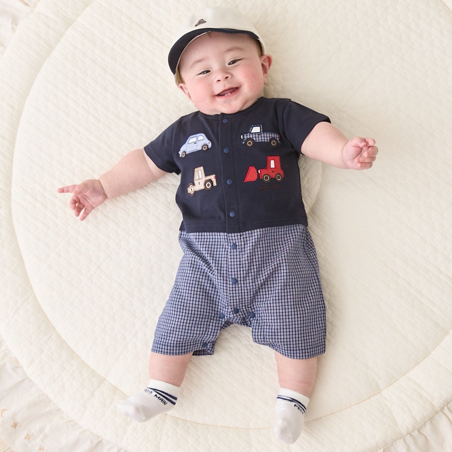 【リンク】アップリケカバーオール