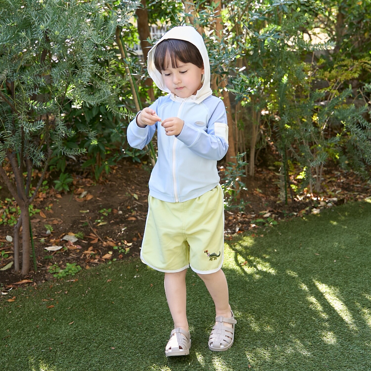 SWIM　ワンポイント刺しゅうスイムパンツ