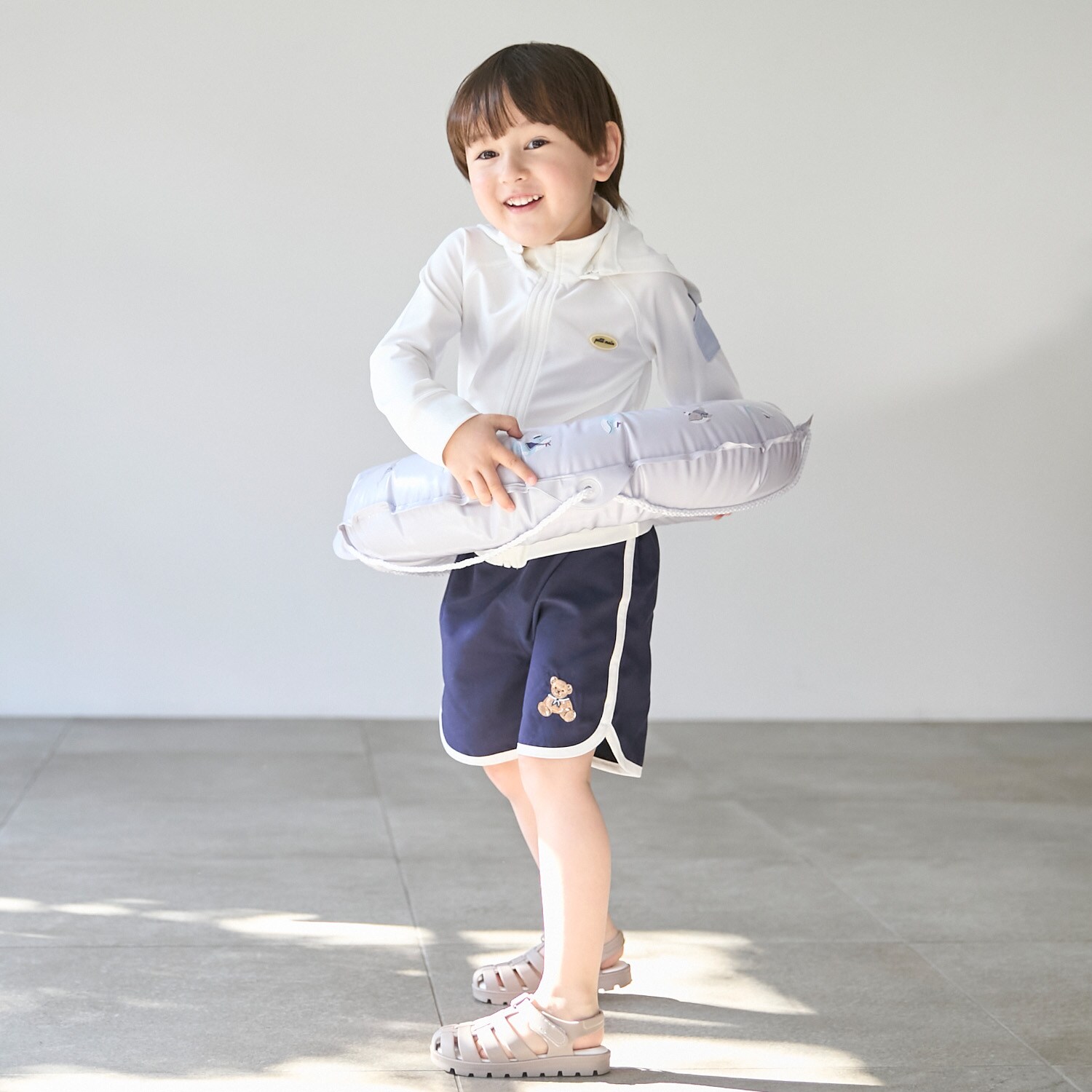 SWIM　ワンポイント刺しゅうスイムパンツ