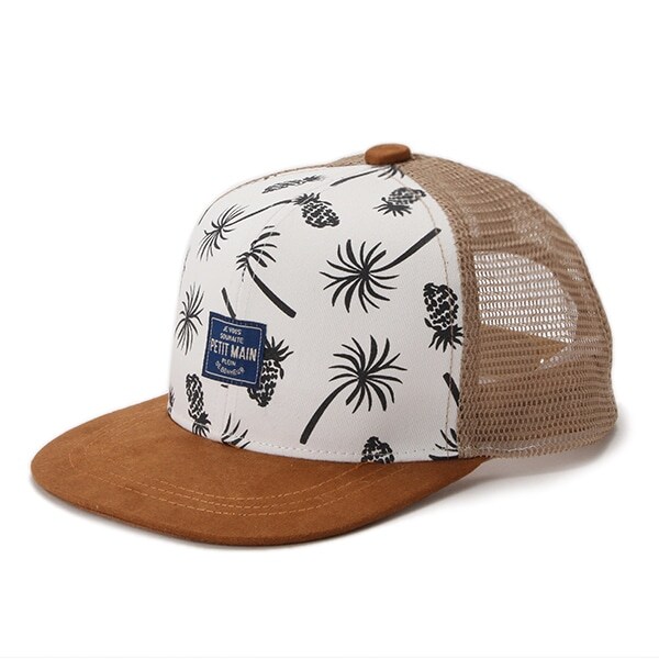 アロハ柄メッシュキャップ