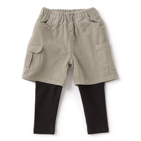 レギンスつきカーゴパンツ