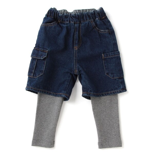 レギンスつきカーゴパンツ