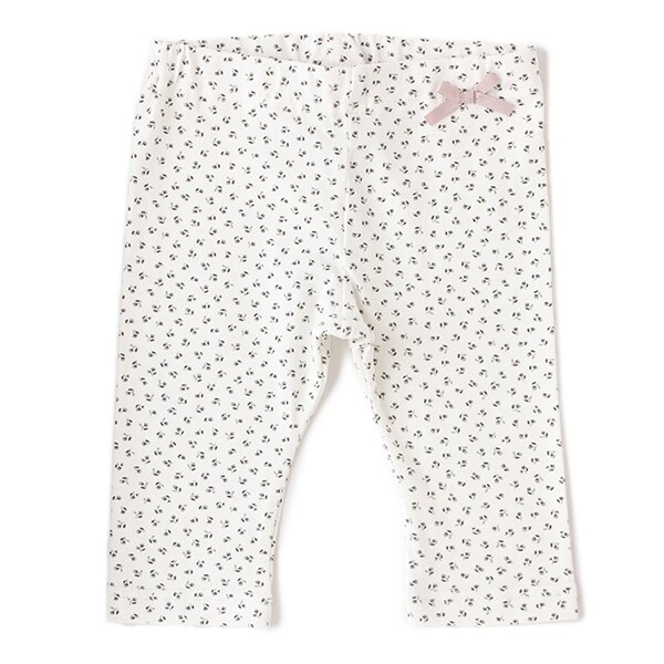 リボンつき7分丈レギンス