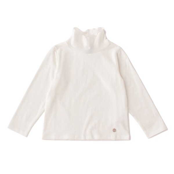 オーガニックコットン ハイネックTシャツ