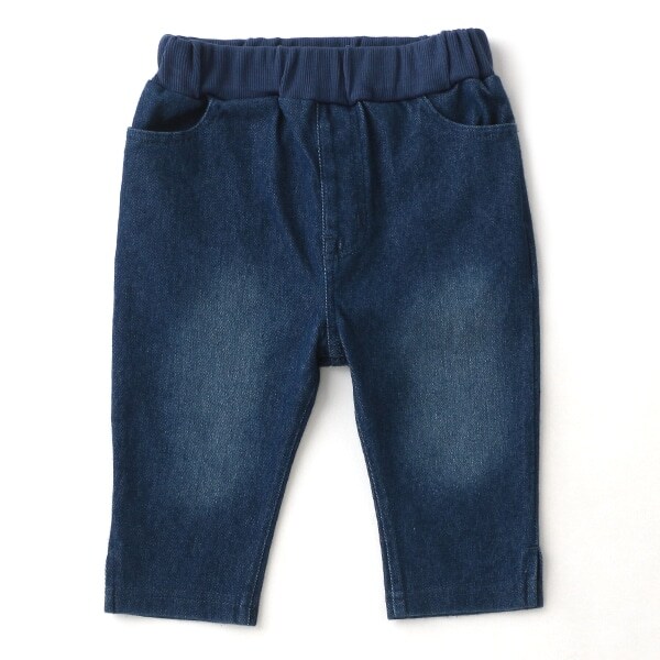 カットデニム7分丈スキニーパンツ