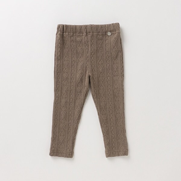 ケーブルジャカードレギンス