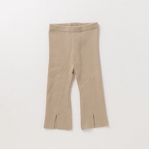 フロントスリットニットパンツ