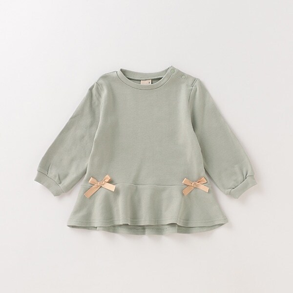 ロングペプラムTシャツ