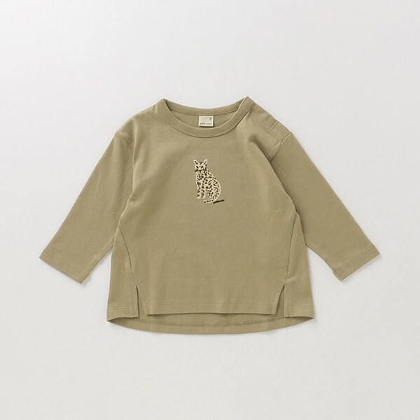 抗菌防臭 フロッキープリントグラフィックTシャツ