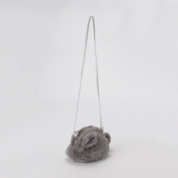 ウサギフェイクファーポシェット