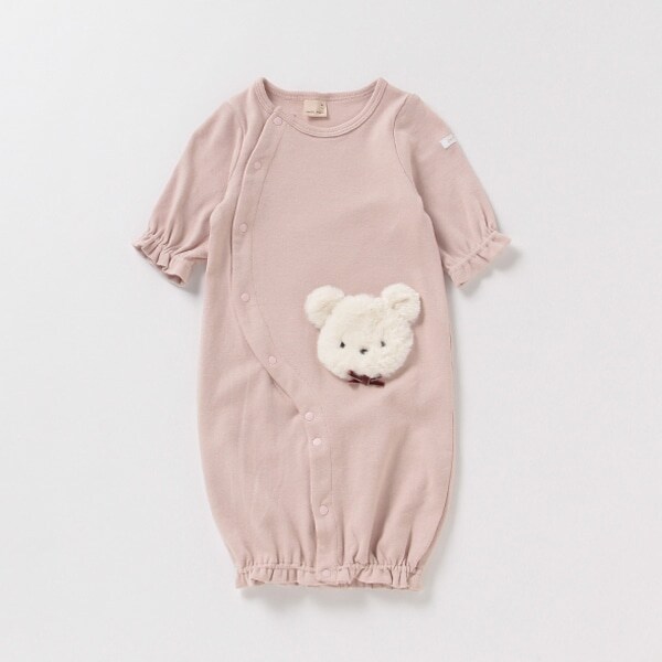 抗菌防臭 クマポケットつき2WAYオール