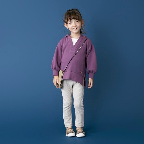 裏起毛 バックフリルレギンス