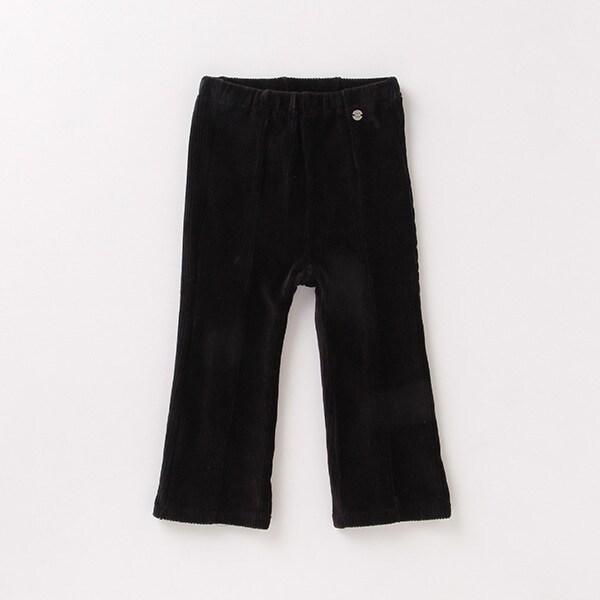 コーデュロイバックスリットフレアパンツ
