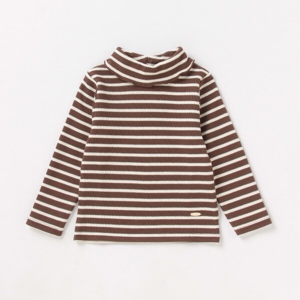 オーガニックコットン 裏起毛 ハイネックTシャツ