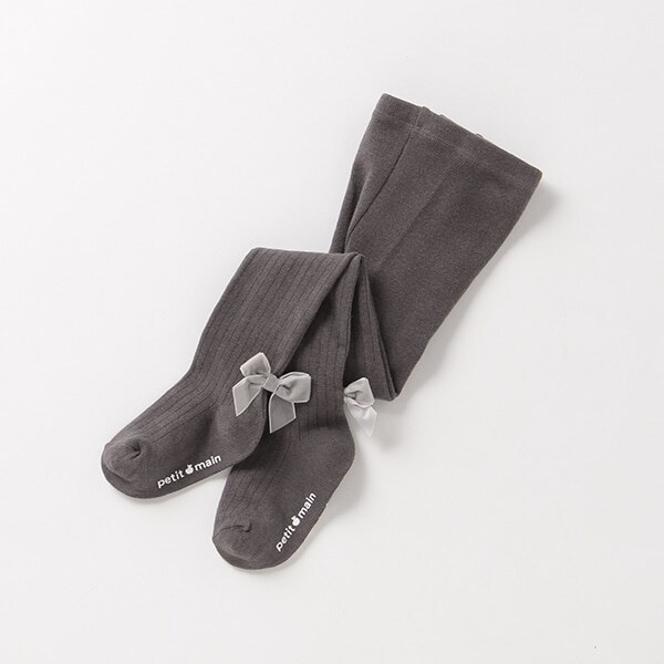 かかとリボンタイツ