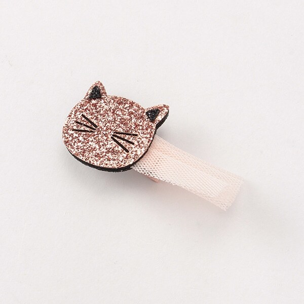 キラキラネコヘアクリップ