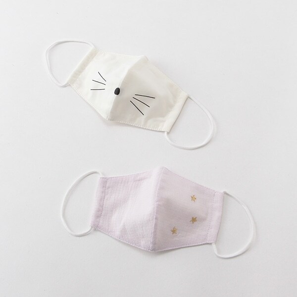 接触冷感 抗菌防臭 アソートマスク2Pセット