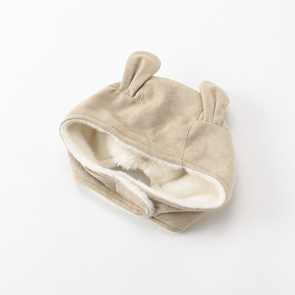 裏ボア 耳つきキャップ