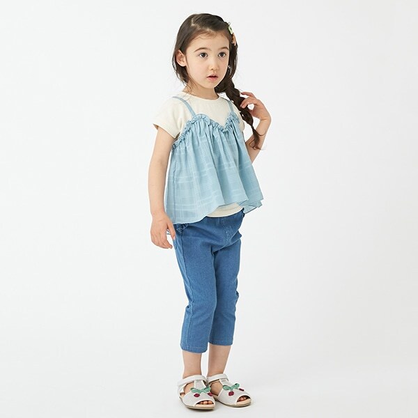 ストレッチ7分丈パンツ