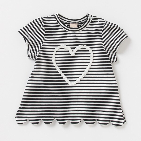 ハートフリルTシャツ