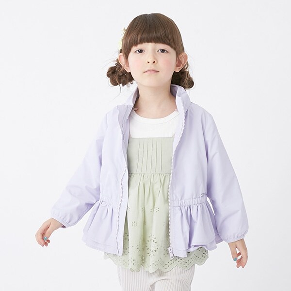 はっ水 フリルウィンドブレーカー