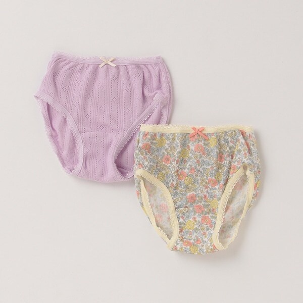 オーガニックコットン GIRLショーツ2枚セット