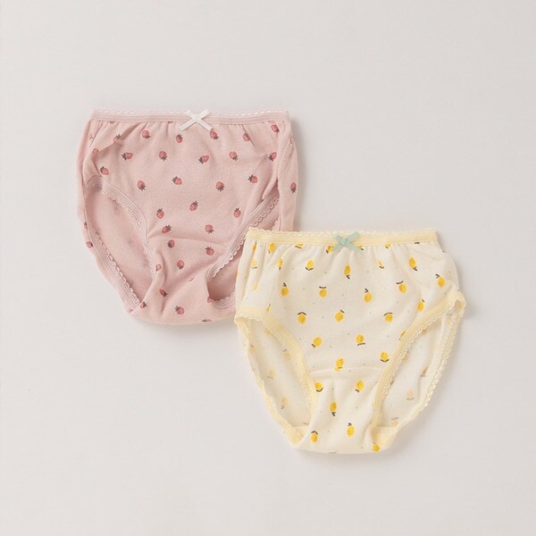 オーガニックコットン GIRLショーツ2枚セット
