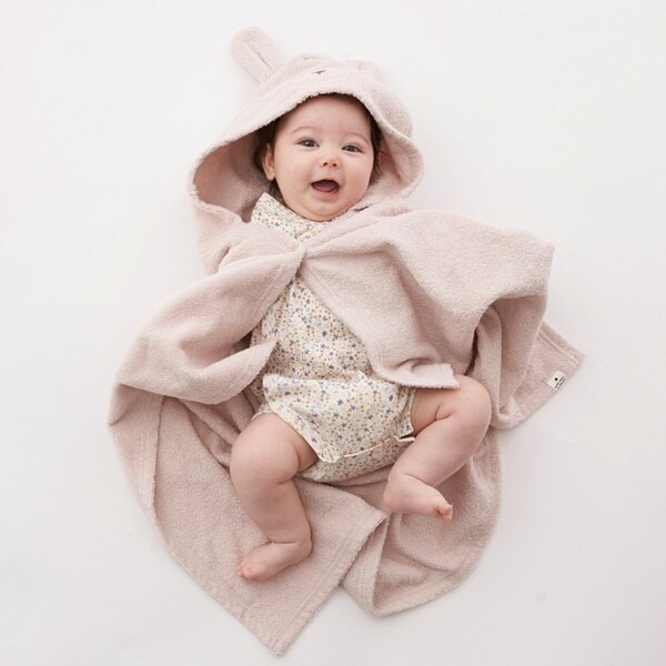 抗菌防臭 BABYアニマルバスポンチョ