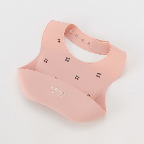 お食事総柄シリコンビブ