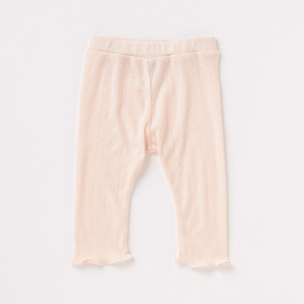 透かし柄レギンス