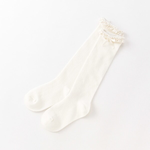 リボンつきハイソックス