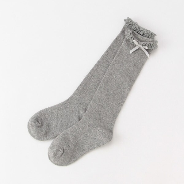 リボンつきハイソックス