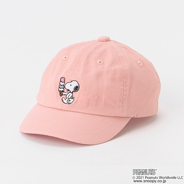 【PEANUTSコラボ】 スヌーピーメッシュキャップ