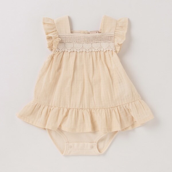 レース切り替えワンピロンパース